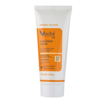 ضد آفتاب بی رنگ  spf50 پوست های خشک و معمولی 40 میل 