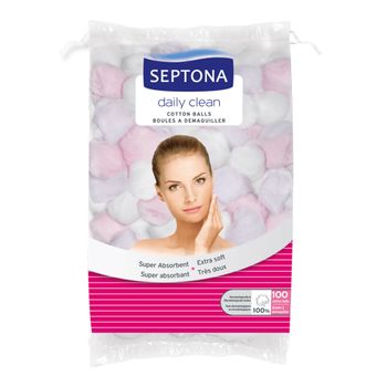 پنبه توپی سفید 100 عددی