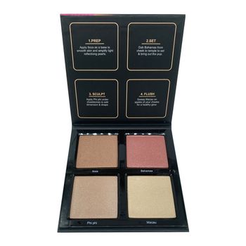 پالت هایلایتر پودری 4 رنگ