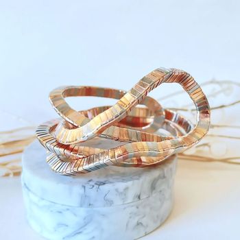 گردنبند ماری منعطف 3 بعدی رنگی