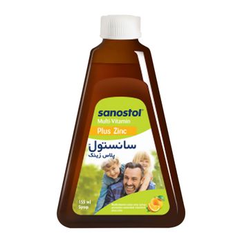 شربت مولتی ویتامین پلاس زینک 155 میلی لیتر