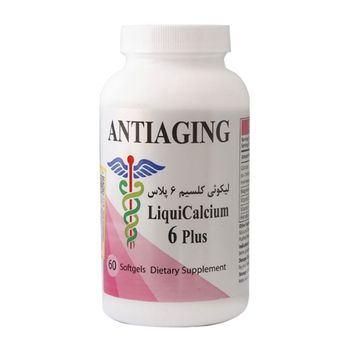 کپسول لیکوئی کلسیم 6 پلاس 60 عددی