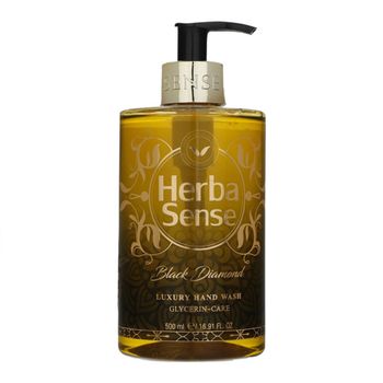 مایع دستشویی هرباسنس مدل black diamond
