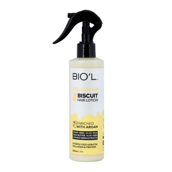 لوسیون موی رنگ شده و آسیب دیده بدون آبکشی بستنی بیسکوئیتی 250میل