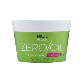 ژل کرم کاسه‌ای زیرو اویل حاوی عصاره آلوئه‌ورا مناسب انواع پوست