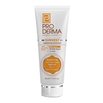 ضد آفتاب ضد لک و روشن کننده +SPF50 بی‌رنگ 