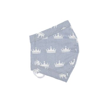 ماسک پارچه ای فیلتر دار کوچک طرح تاج (بچه‌گانه)