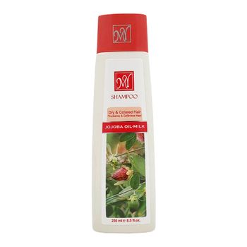 شامپو موهای خشک و رنگ شده حاوی عصاره شیر و جوجوبا