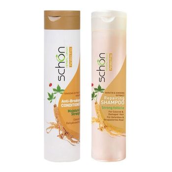 پک شامپو و نرم کننده موی سر جینسینگ و کراتین