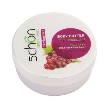 کرم بدن حاوی کره گیاهی انگور