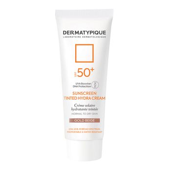 ضد آفتاب رنگی هیدرا پوست خشک +SPF50 بژ طلایی 