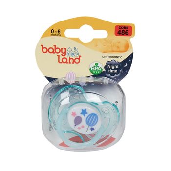 پستانک النا شب تاب ارتودنسی طرح بادکنک سایز 1 (0 تا 6 ماه) 