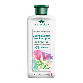 شامپو کراتینه مرطوب کننده موهای خشک و دارای موخوره