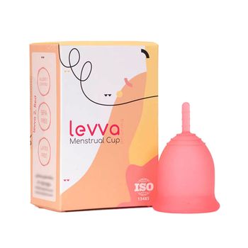 کاپ قاعدگی  سایز متوسط صورتی