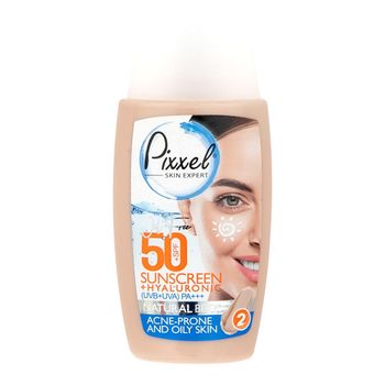 ضد آفتاب رنگی پوست چرب +SPF50 بژ طبیعی 