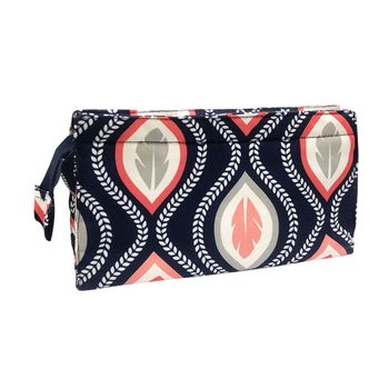 کیف آرایشی کوچک طرح پر