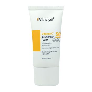 فلوئید ضد آفتاب بی رنگ ویتامین سی