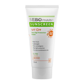 ضد آفتاب رنگی پوست چرب سبو فارما spf50