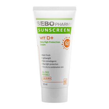 ضد آفتاب بی رنگ پوست چرب سبو فارما spf50