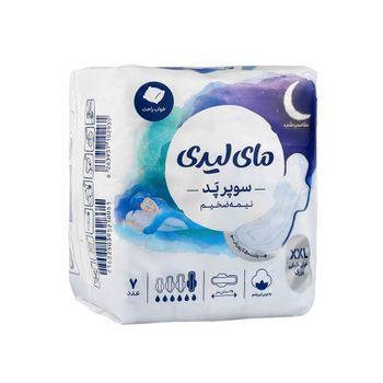نوار بهداشتی نیمه ضخیم با لایه رویی پنبه سایز خیلی خیلی بزرگ 7 عددی